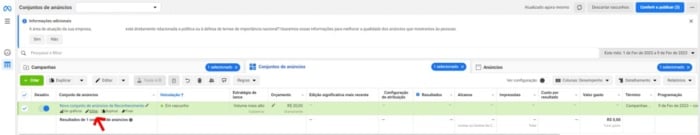 Edição de anúncio no Instagram Ads