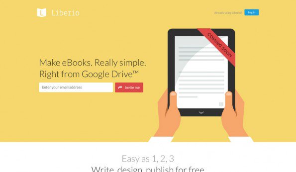 exemplo da empresa liberio de landing pages