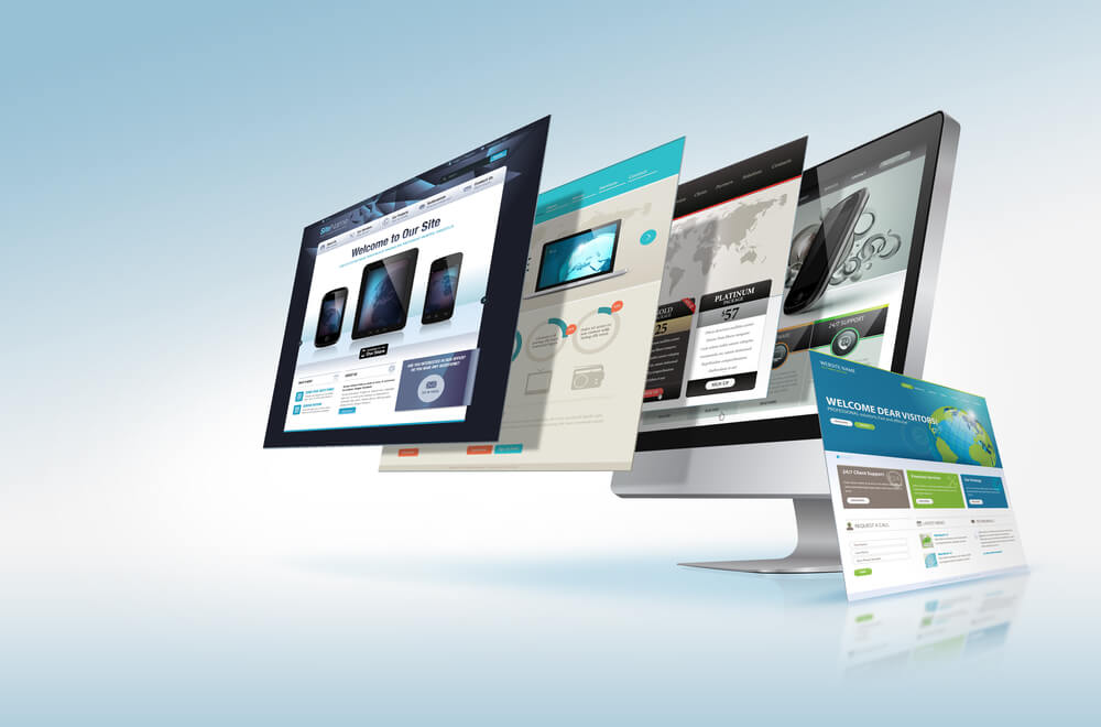 exemplo de landing pages
