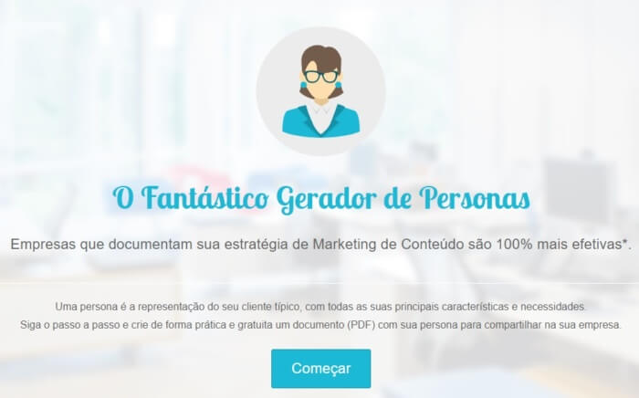ferramenta de criação de Persona