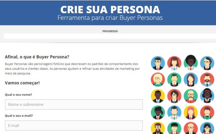 ferramenta super persona para criação