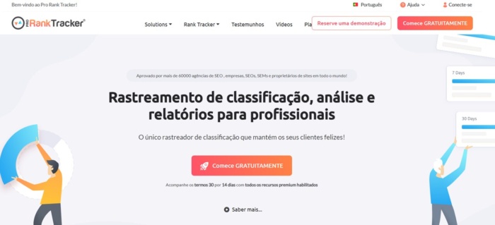ferramentas para analisar concorrência: pro rank tracker