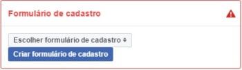 formulário de cadastro facebook ads