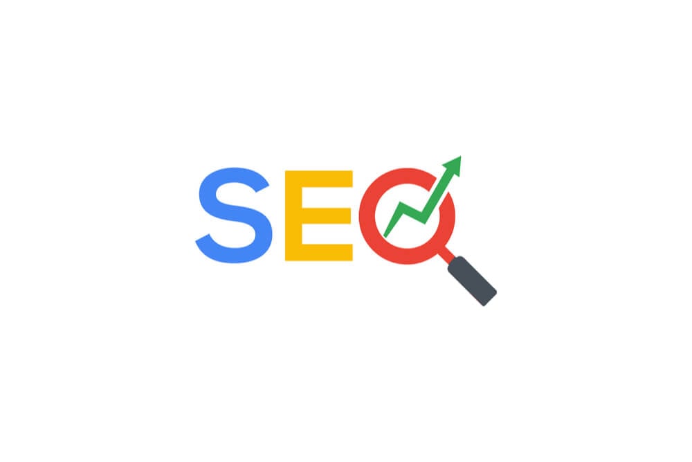 ilustraçao da palavra seo com lupa representando a letra O