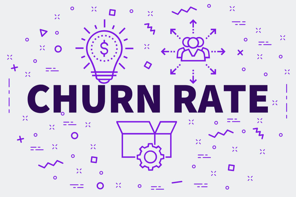 ilustração sobre churn rate