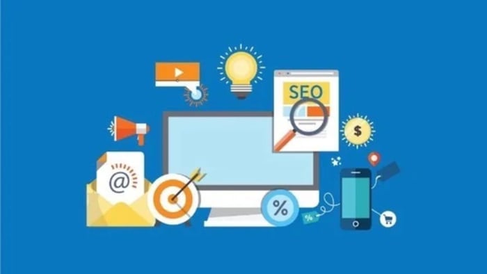 ilustração do conceito de marketing omnichannel