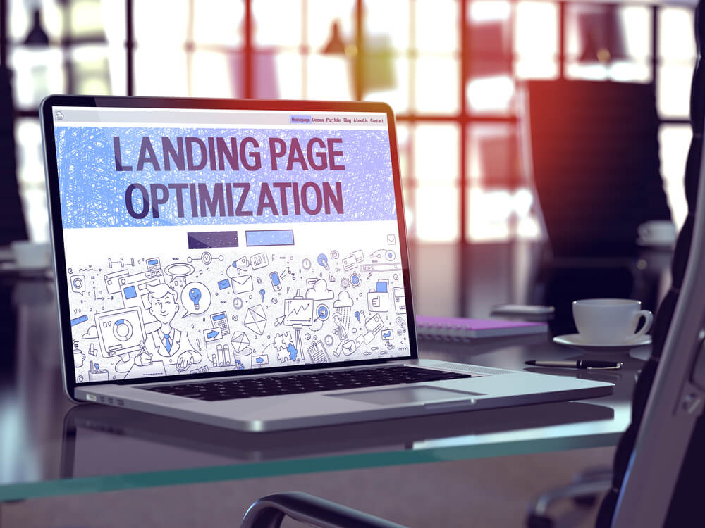 otimização de landing pages