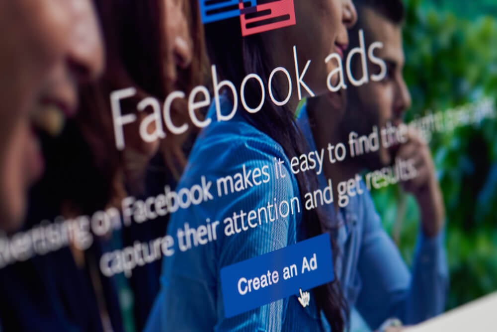 pagina inicial da ferramenta facebook ads