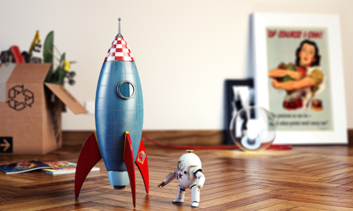 Vintage Rocket dof