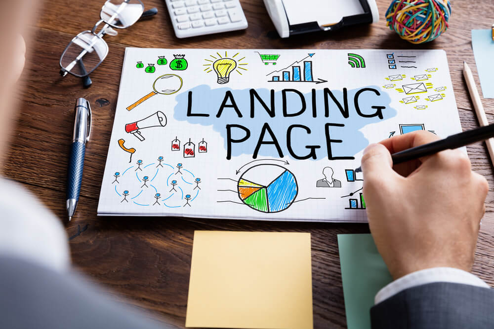 tipos de landing pages para negócios