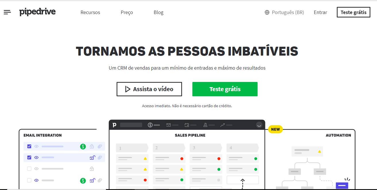 screenshot pipedrive