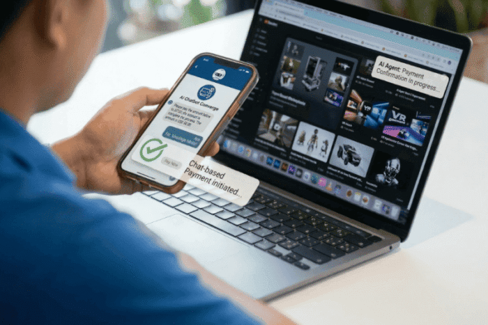 uma pessoa navegando em um e-commerce