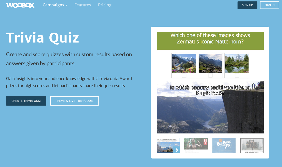 Create a Trivia Quiz