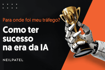 Um robô segurando um troféu