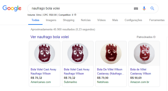 exemplo de merchandising