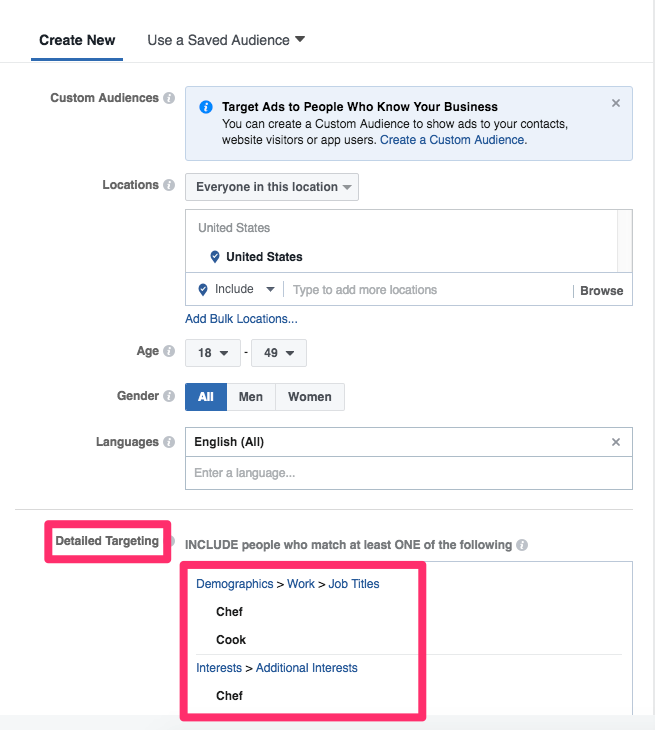 Facebook Ad Setup