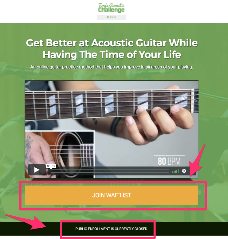 Home Tony s Acoustic Challenge