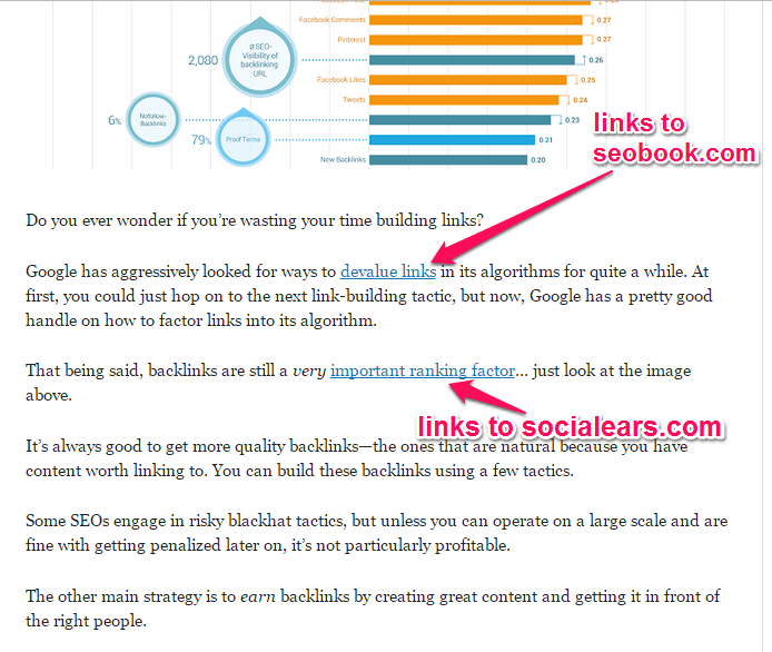 links seo book