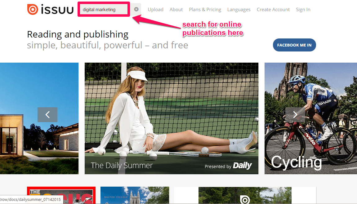 issuu exemplo
