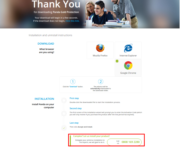 banner de agradecimento para falar sobre página de checkout