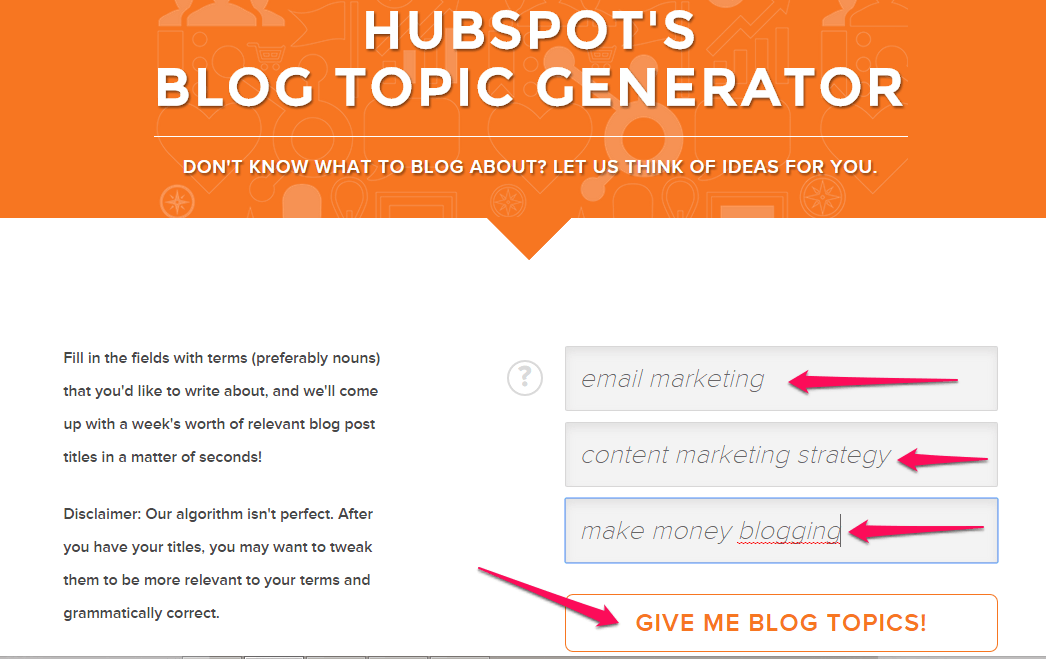 blog topic generator