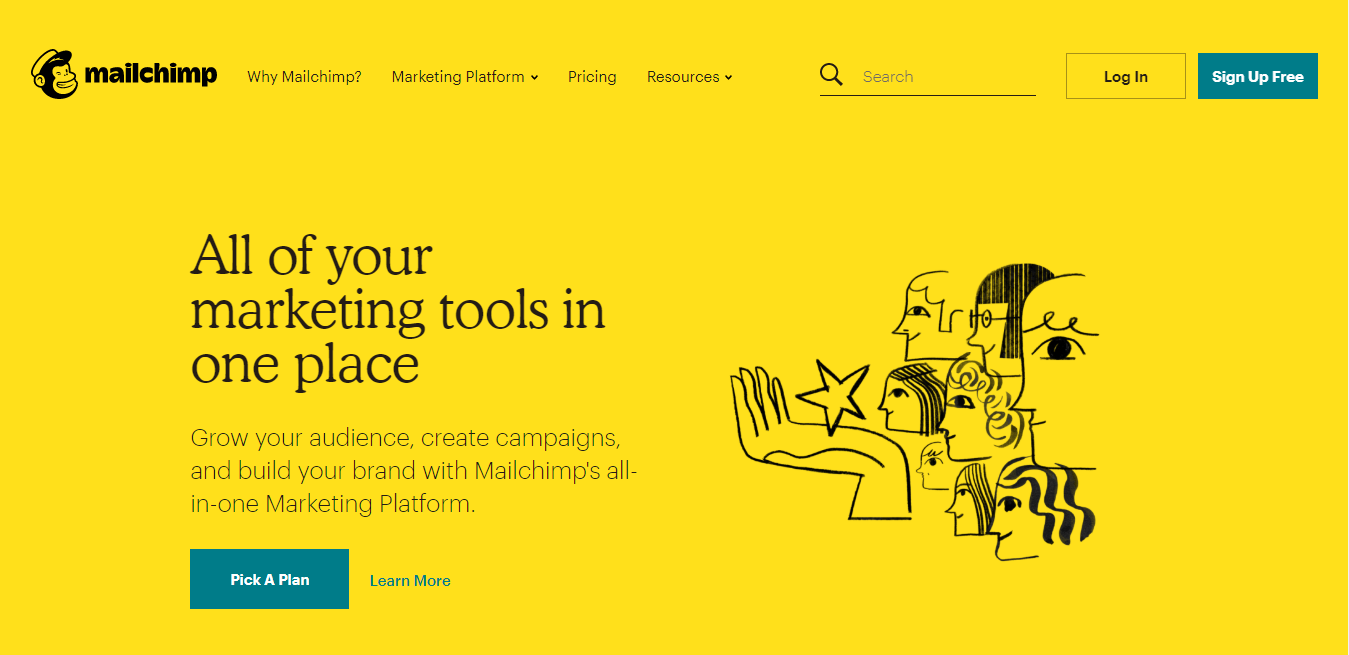 MailChimp como exemplo de ferramenta para email marketing