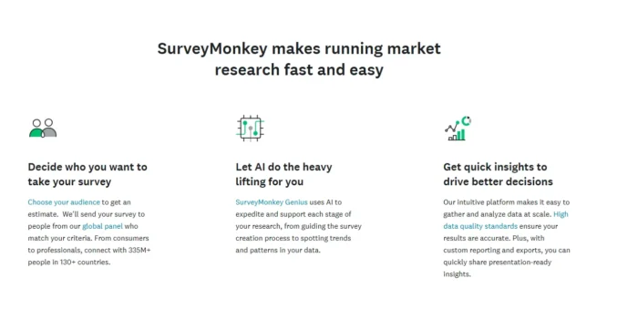 SurveyMonkey market research tool