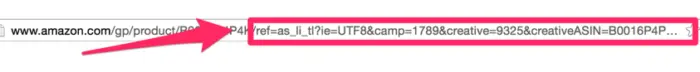 Example of an affiliate link